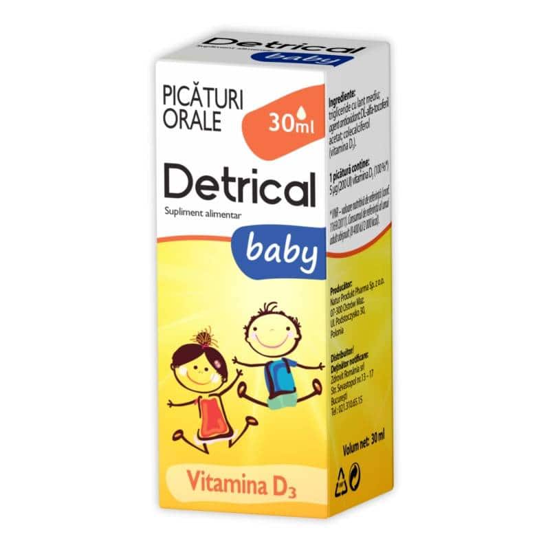 DETRICAL D3 BABY 30ml, Zdrovit