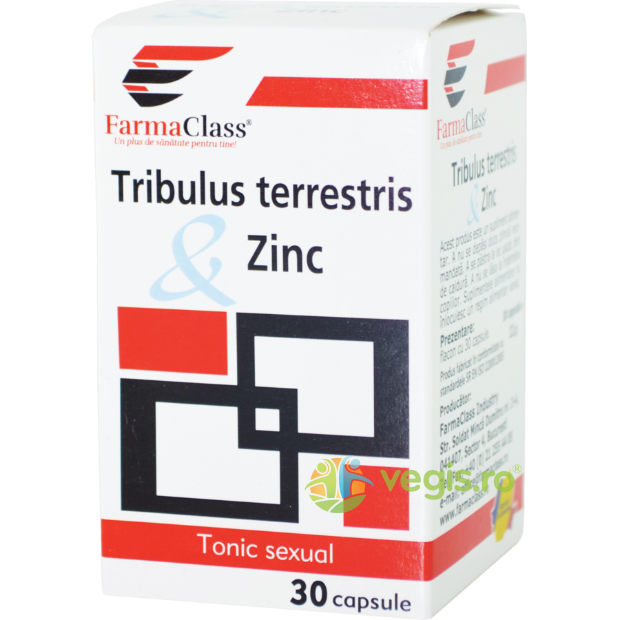 Tribulus Terrestris si Zinc 30cps